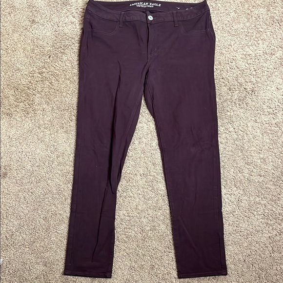 American Eagle Outfitters Denim - American Eagle Outfitters Deep Purple Pants